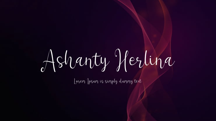 Ashanty Herlina Font