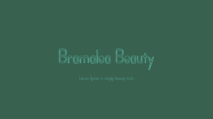 Bramalea Beauty Font