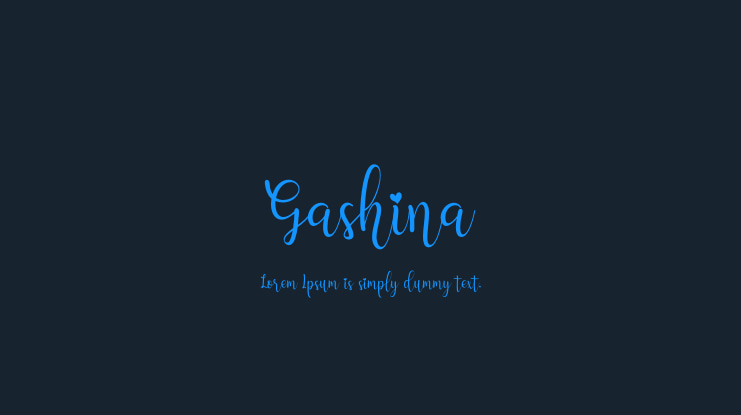 Gashina Font