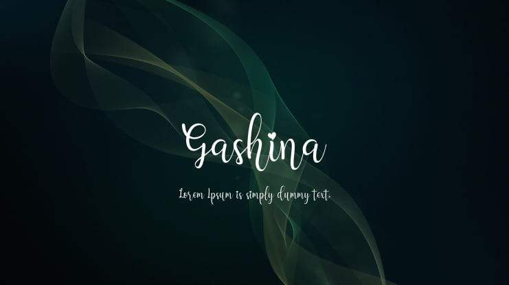 Gashina Font