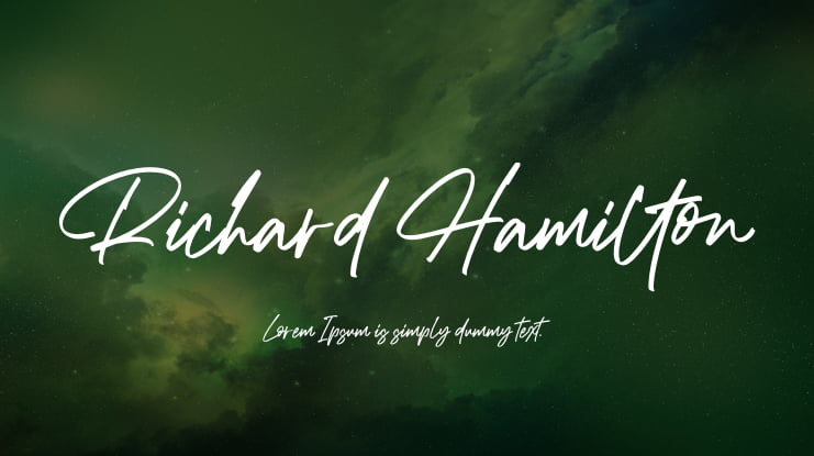 Richard Hamilton Font