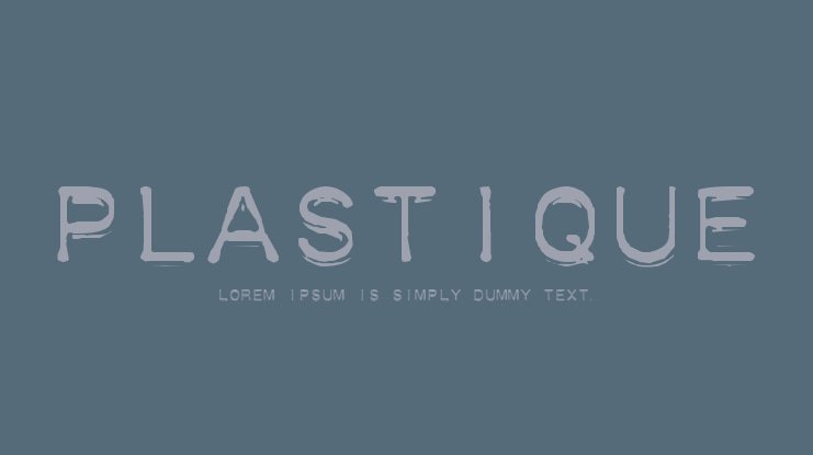 Plastique Font
