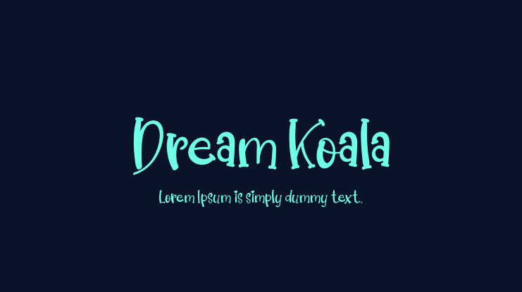 Dream Koala Font