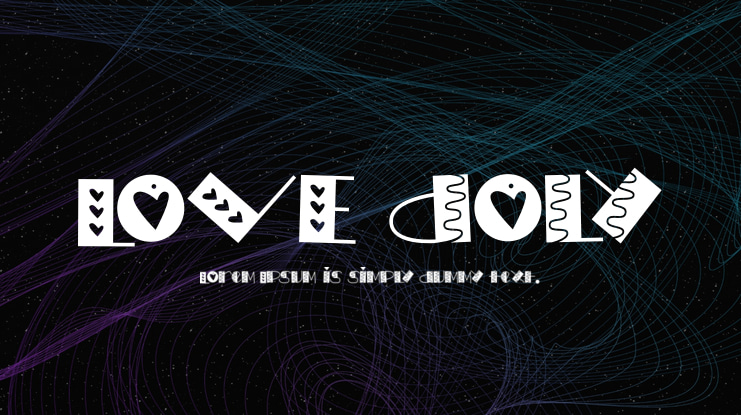 LOVE doly Font