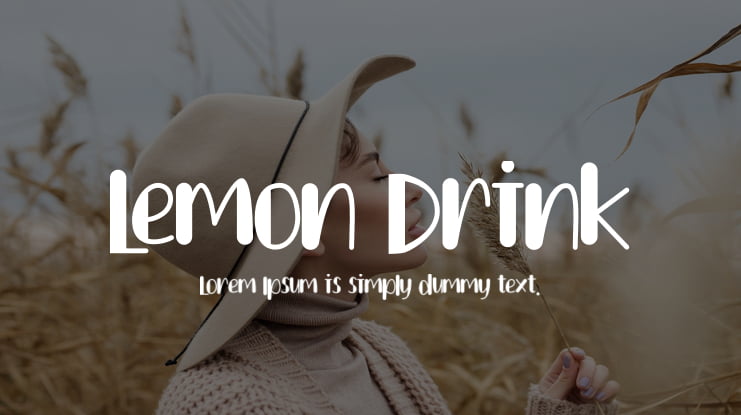 Lemon Drink Font