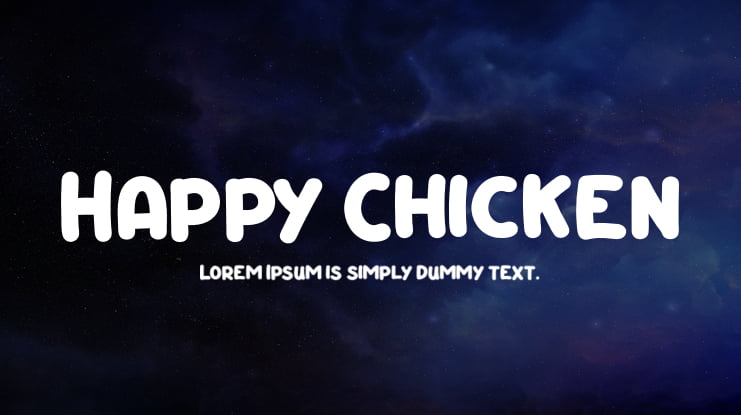 Happy Chicken Font