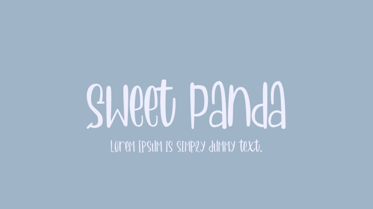 Sweet Panda Font