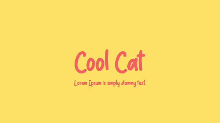 Cool Cat Font