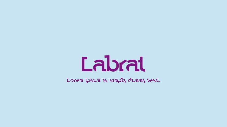 Labrat Font Family