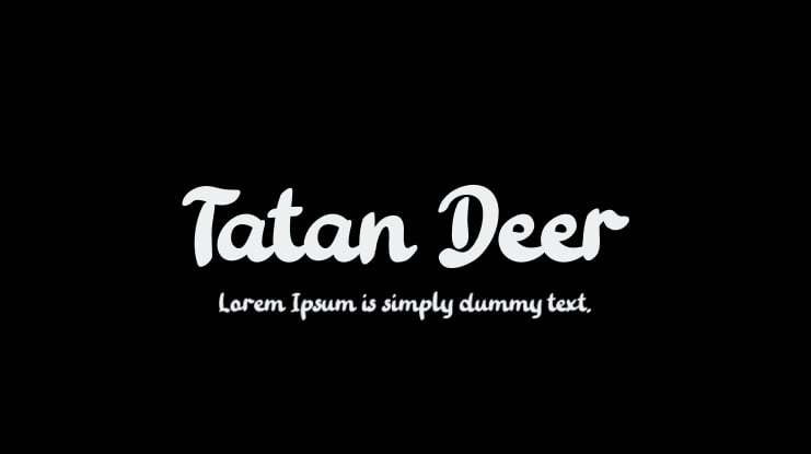 Tatan Deer Font