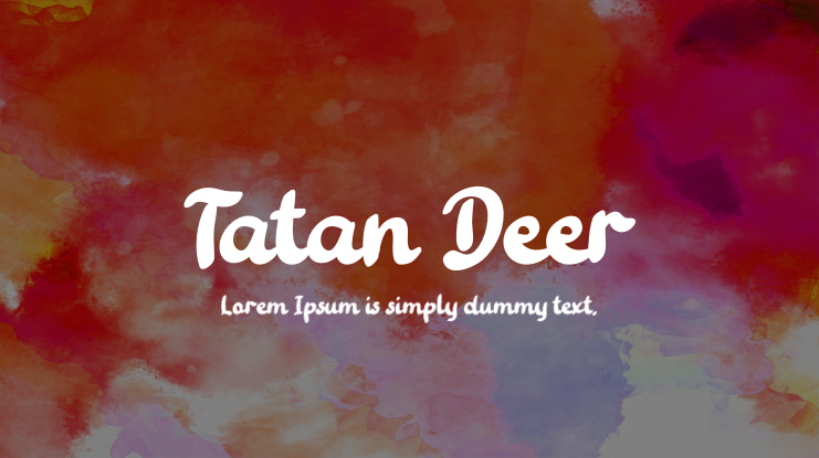 Tatan Deer Font