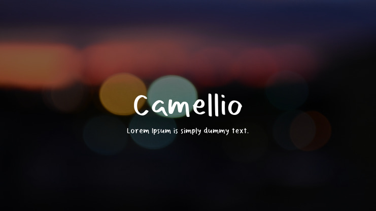 Camellio Font