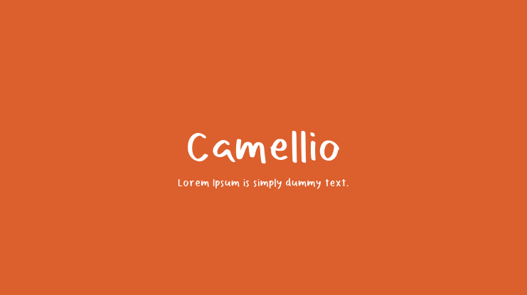 Camellio Font