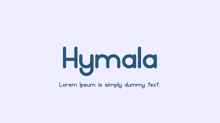 Hymala Font
