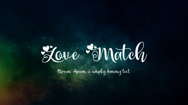 Love Match Font