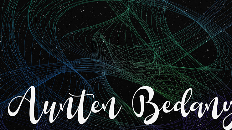 Aunten Bedany Font