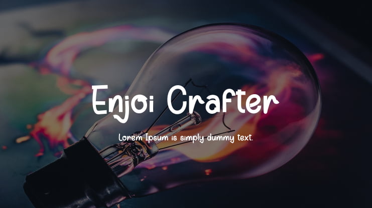 Enjoi Crafter Font