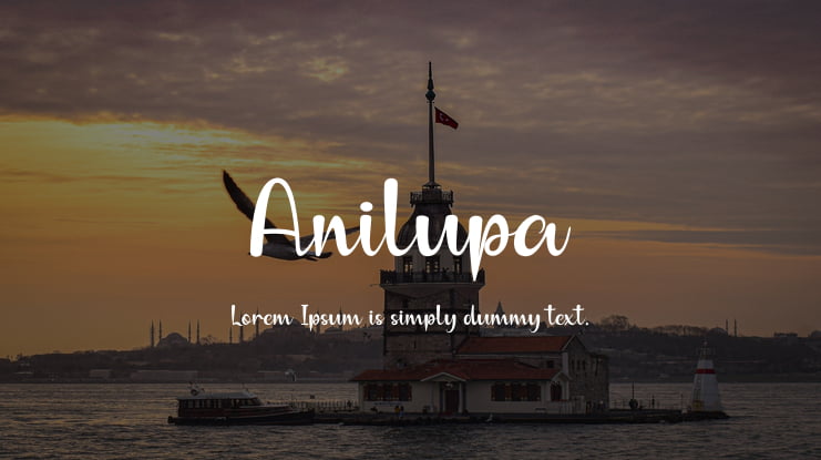 Anilupa Font