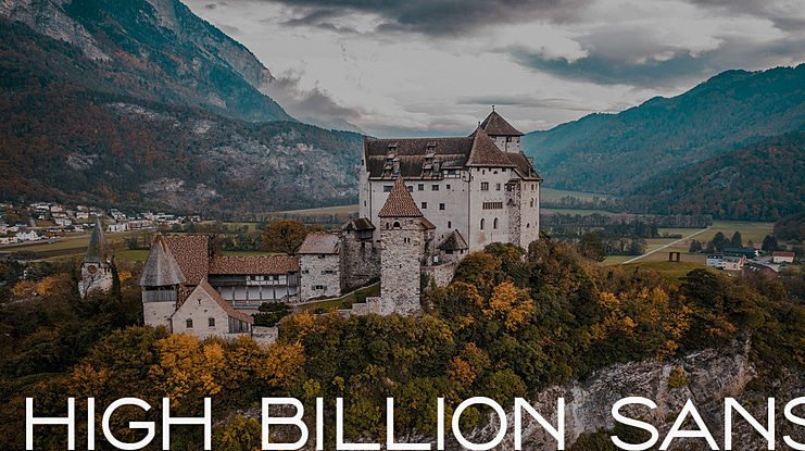 High Billion Sans Font