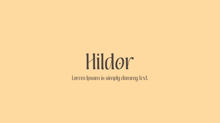 Hildor Font