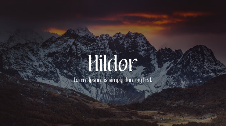 Hildor Font