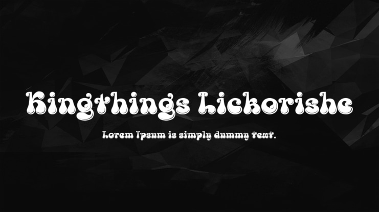 Kingthings Lickorishe Font