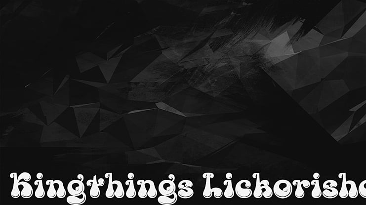 Kingthings Lickorishe Font