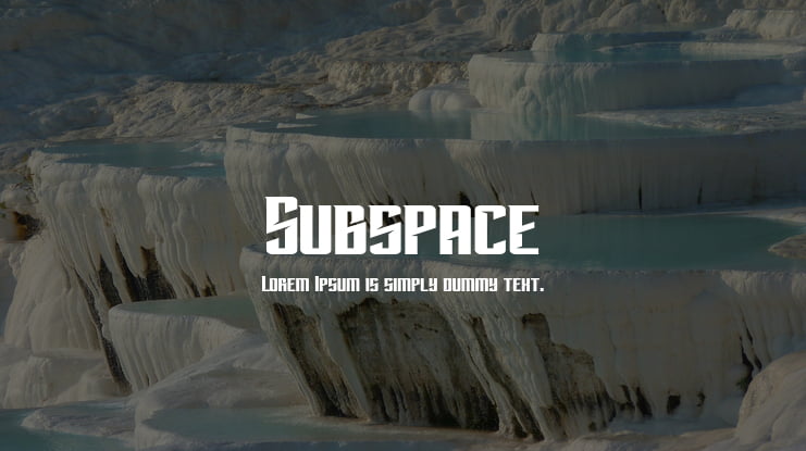 Subspace Font Family