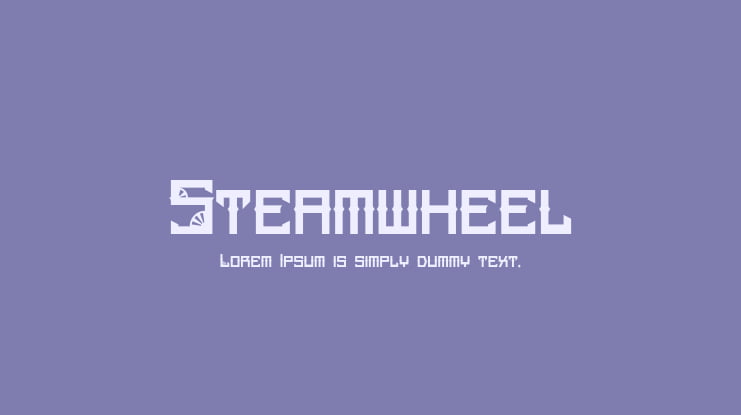 Steamwheel Font Family