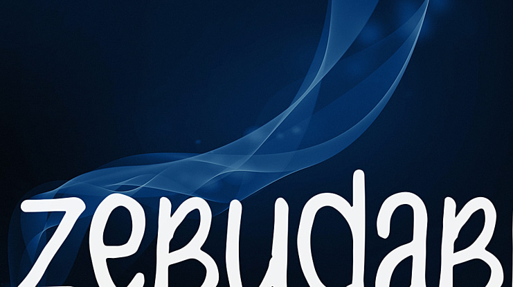 Zebudabi Font