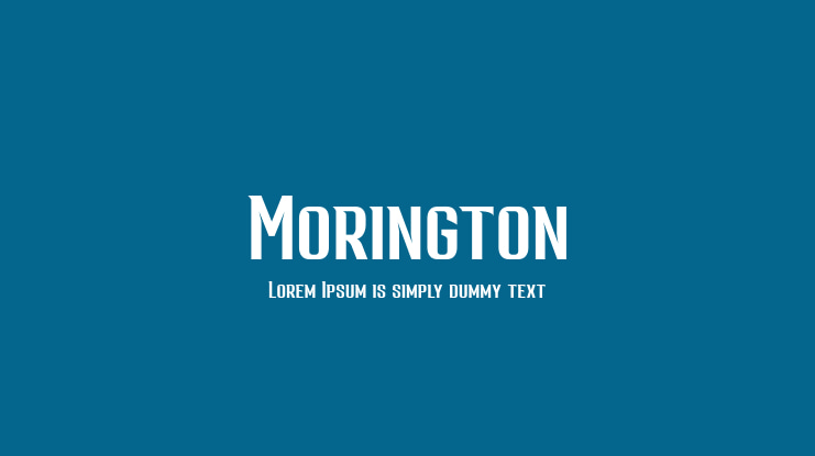 Morington Font