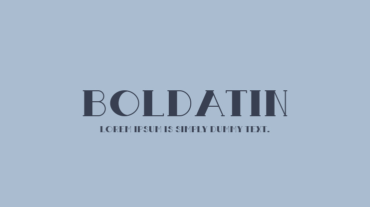 Boldatin Font