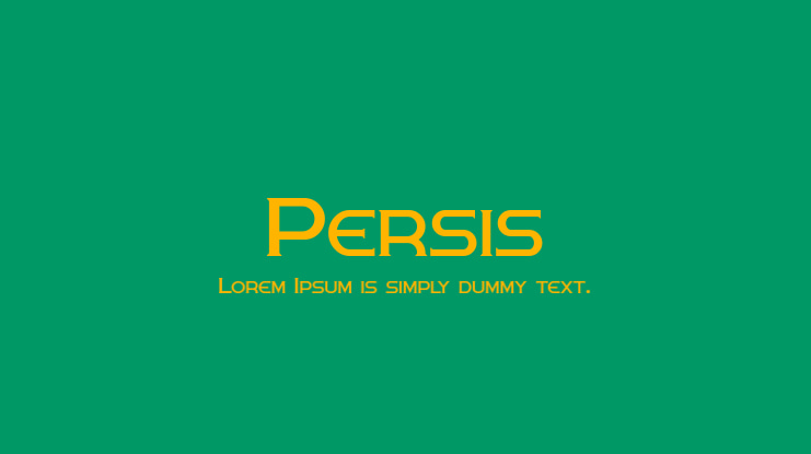 Persis Font Family