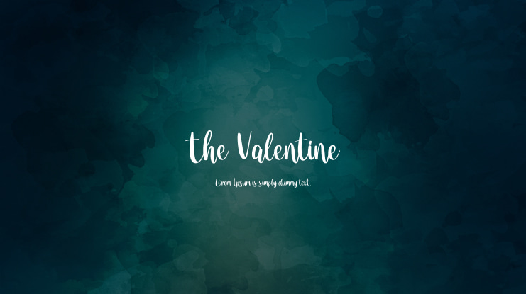 The Valentine Font
