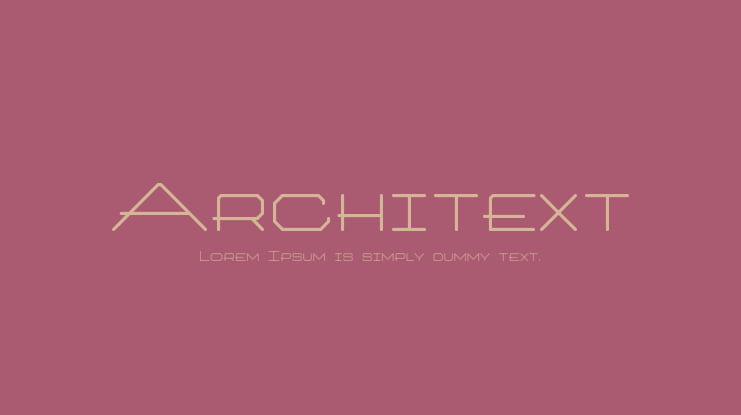 Architext Font
