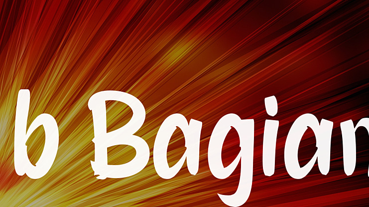 b Bagian Font
