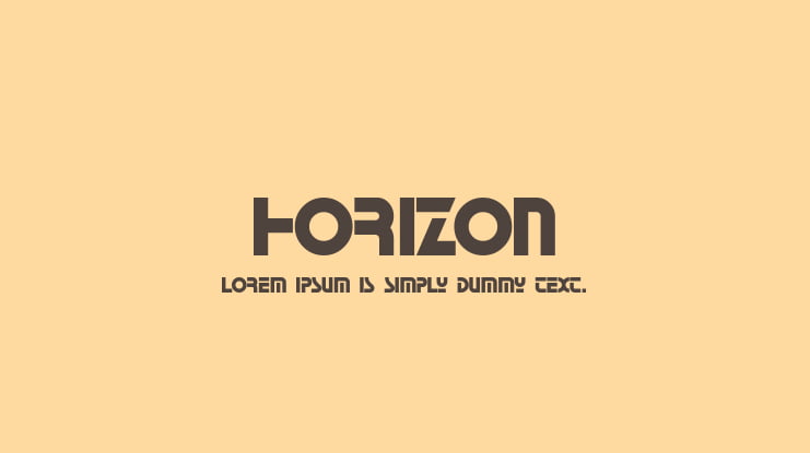 Horizon Font Family
