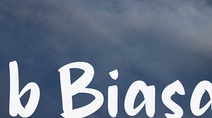 b Biasa Font