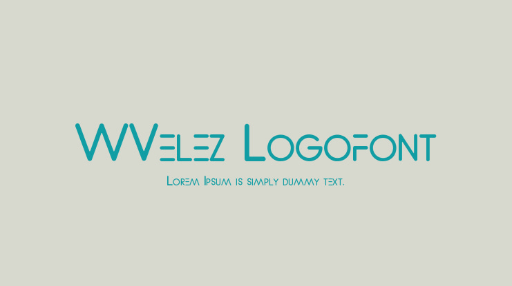WVelez Logofont Font