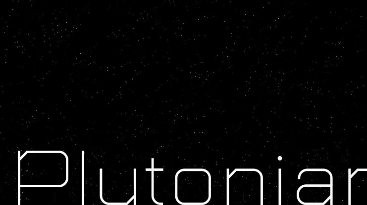 Plutonian Font