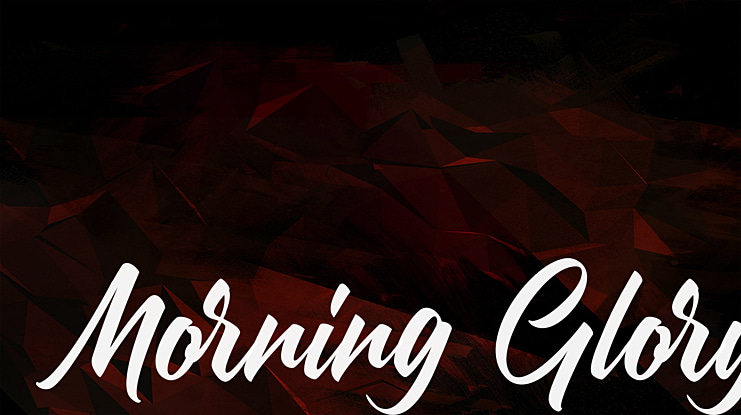 Morning Glory Font