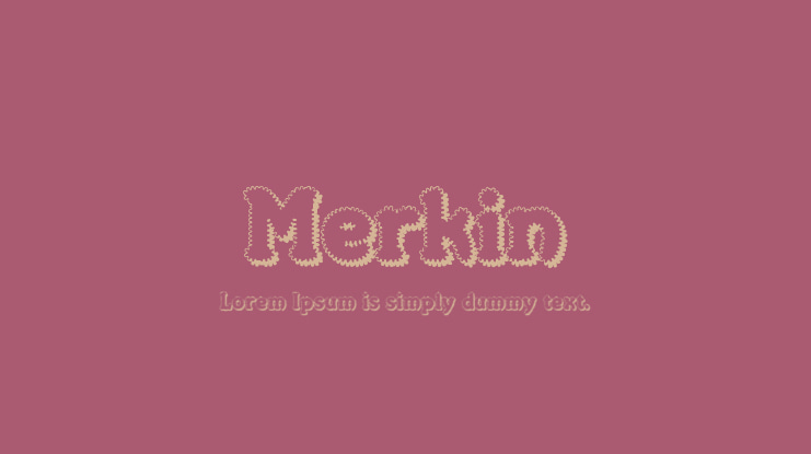 Merkin Font Family