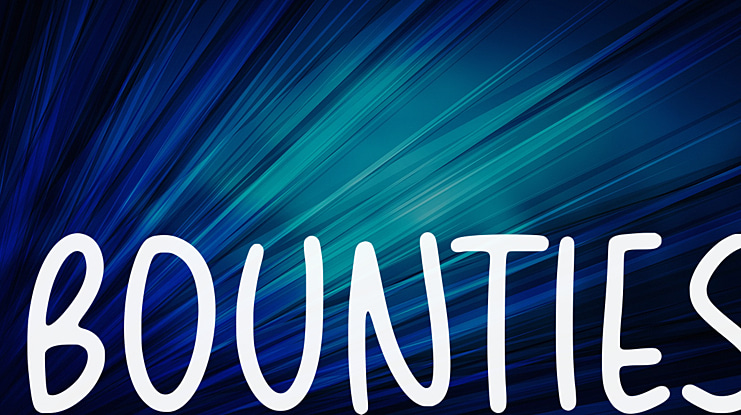 BOUNTIES Font