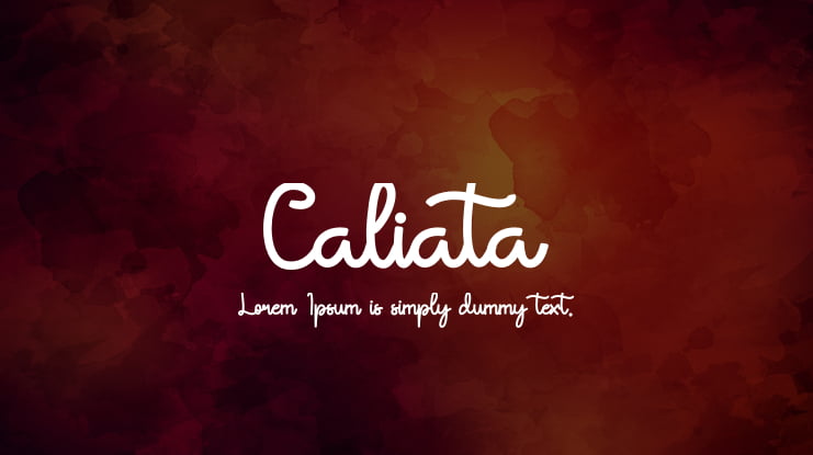 Caliata Font