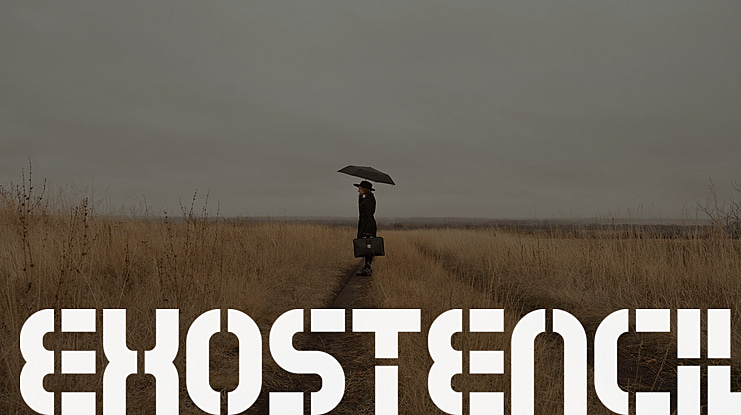 Exostencil Font Family