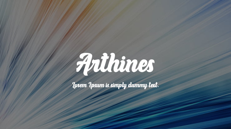 Arthines Font