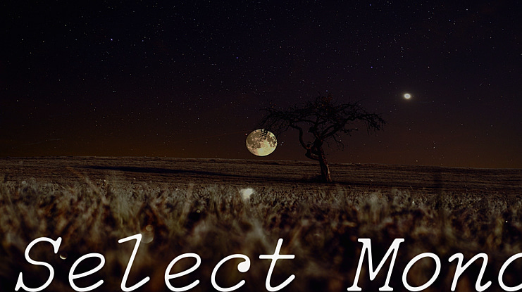 Select Mono Font