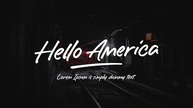 Hello America Font