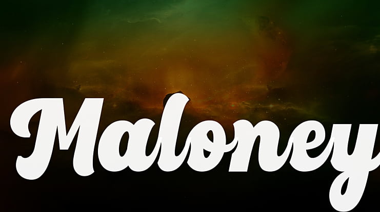 Maloney Font Family