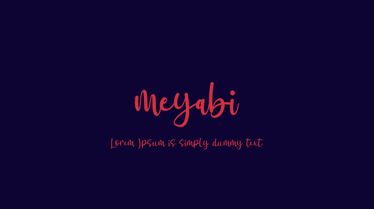 meyabi Font